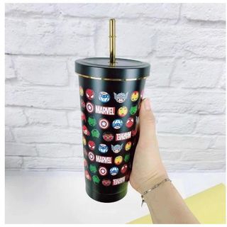 Bình giữ nhiệt ILIKEFE họa tiết gấu dÂu Lotso bằng inox 304 750ml