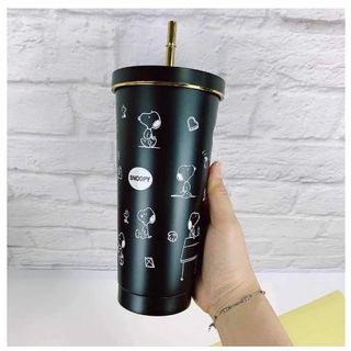 Bình giữ nhiệt ILIKEFE họa tiết gấu dÂu Lotso bằng inox 304 750ml