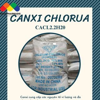 Canxi Chlorua bột nguyên liệu dùng trong nuôi trồng thuỷ sản giá sỉ