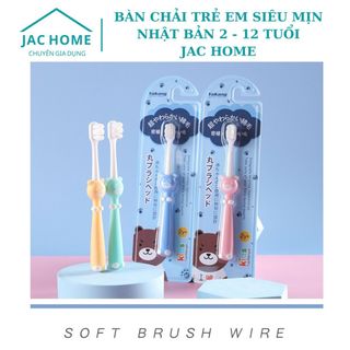 Bàn chải đánh răng trẻ em siêu mịn Nhật Bản 10000 sợi lông mảnh mịn