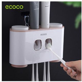 Bộ nhả kem đánh răng cao cấp ECOCO + tặng kèm 04 cốc sang trọng (có 03 màu lựa chọn)