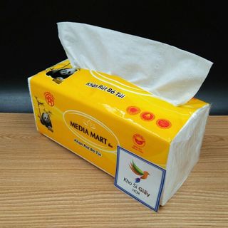 Giấy ăn Media Mart 300 tờ/3 lớp gấu trúc dai mềm mịn