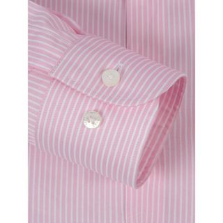 Áo sơ mi hồng kẻ sọc nam TUTO5 Menswear dài tay công sở cao cấp Slim fit Premium Shirt chống nhăn, lịch lãm TRISTAN336
