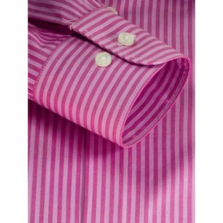 Áo sơ mi hồng kẻ sọc nam TUTO5 Menswear dài tay công sở cao cấp Slim fit Premium Shirt chống nhăn, lịch lãm TRISTAN336