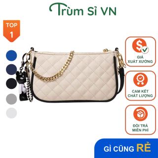 TÚI XÁCH NỮ ĐEO CHÉO ĐEO VAI KẸP NÁCH DÁNG THUYỀN KÈM MÓC KHÓA BEARICK AS22221 - TRÙM SỈ VN