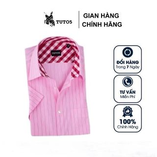 Áo sơ mi ngắn tay nam TUTO5 công sở, kẻ sọc Slim fit Short Sleeve Shirt chống nhăn, mát mẻ, trẻ trung TRISTAN80
