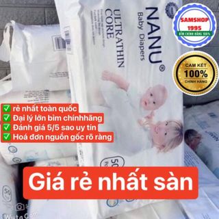 Combo bỉm quần Nanu 50 miếng M.L.Xl.Xxl