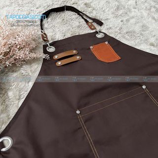 Tạp dề chống thấm nước 2 lớp cao cấp dành cho Nam Nữ phục vụ làm đồng phục