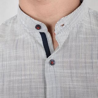 Áo sơ mi cổ tàu nam TUTO5 Menswear công sở hoạt tiết cao cấp Slim Fit Collar Shirt Premium chống nhăn TRISTAN444