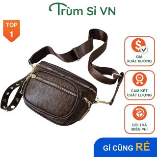 TÚI BAO TỬ ĐEO CHÉO ĐEO VAI HỌA TIẾT MK 2 NGĂN AS22226 - TRÙM SỈ VN giá sỉ