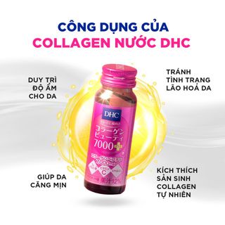 Collagen DHC 7000 Plus dạng nước Nhật hỗ trợ làm đẹp da