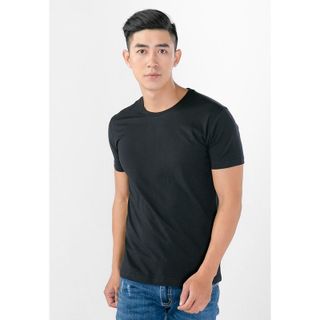 Áo thun nam tay lỡ TUTO5 phông nam ngắn tay trơn Regular fit Basic Essential cotton trắng/đen/đỏ/tím than/xanh cốm AT101