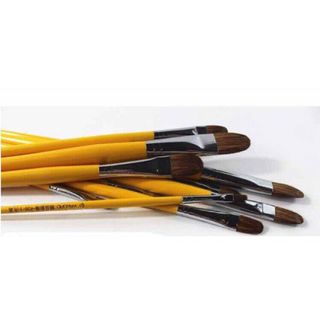 Bộ Cọ vẽ màu, vẽ tranh sơn dầu, cọ vẽ màu nước, cọ vẽ Acrylic lông mềm 12 cây [Hàng loại 1]
