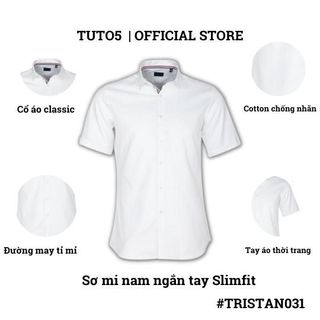 Áo sơ mi ngắn tay nam TUTO5 Menswear công sở chất đẹp Slim Fit Short Sleeve Premium Shirt chống nhăn, mát mẻ TRISTAN031