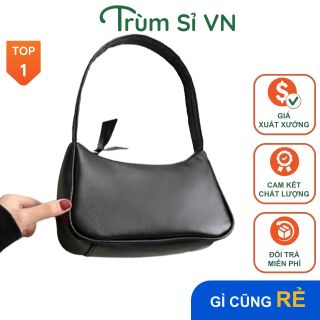TÚI XÁCH NỮ ĐEO VAI CAO CẤP DÂY KÉO THẮT NƠ CLASSIC TINH TẾ AS22269 - TRÙM SỈ VN