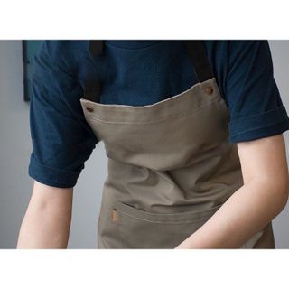 Tạp dề barista Golden Bamboo tạp dề đồng phục vải kaki cotton cao cấp  dành cho Nam Nữ Nhận in thêu logo theo yêu cầu