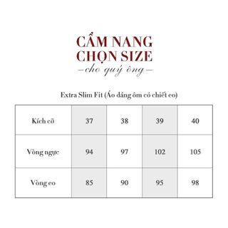 Áo sơ mi nam dài tay công sở kẻ sọc caro TUTO5 Menswear Extra Slim Fit Shirt chống nhăn phối màu thanh lịch