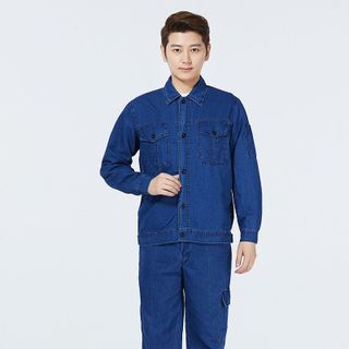 Quần Áo Bảo Hộ Jean Golden Bamboo Vải Denim Độ Dày Cao 14Oz Chống Nhiệt và tia UV Nhận in ấn thiết kế logo theo yêu cầu