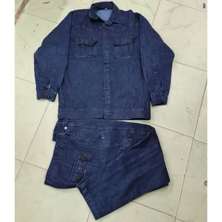 Quần Áo Bảo Hộ Jean Golden Bamboo Vải Denim Độ Dày Cao 14Oz Chống Nhiệt và tia UV Nhận in ấn thiết kế logo theo yêu cầu