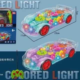 ĐỒ CHƠI Ô TÔ BÁNH RĂNG TRONG SUỐT COLORED  RACING giá sỉ