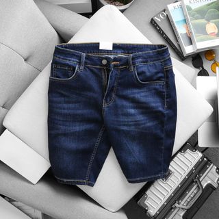Quần short jean nam, quần jean đùi nam cao cấp, chất jean thun cotton co giãn - size từ 55kg - 85kg