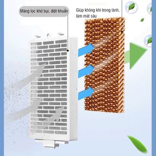 QUẠT ĐIỀU HÒA HƠI NƯỚC HAKARI HK80 - TẶNG 2 CHAI ĐÁ KHÔ- BẢO HÀNH 12 THÁNG