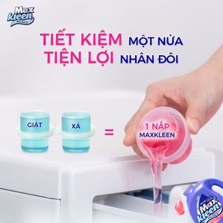 Nước Giặt Xả Maxkleen túi 2.2kg hương thiên nhiên