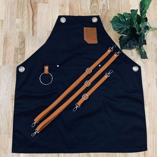 Tạp dề canvas Golden bamboo cao cấp dành cho Nam và Nữ Nhận in ấn thêu logo nhãn hiệu theo yêu cầu khách hàng