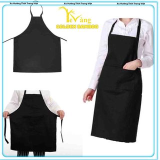 Tạp dề làm bếp cho nhân viên pha chế, phục vụ, nấu ăn tại nhà hàng, quán xá, phù hợp cả nam và nữ nhận in và thiết kế
