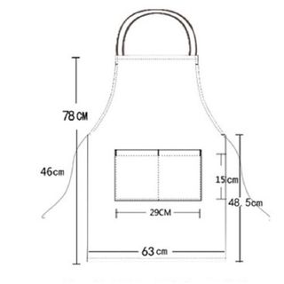Tạp dề yếm phục vụ màu đen trơn (Sỉ số lượng lớn) nhận in ấn thiết kế tem nhãn theo yêu cầu