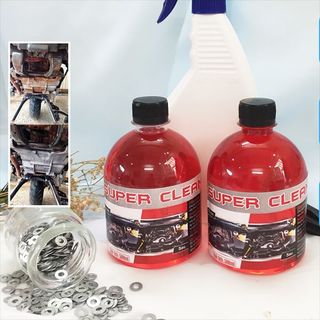 DUNG DỊCH TẨY RỬA ĐẦU BÒ LỐC MÁY KHÔNG CHẠM SIÊU MẠNH👍SUPER CLEAN👍TẨY RỬA Ố VÀNG TRÊN MỌI VẬY LIỆU NHƯ NHÔM