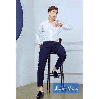 Quần tây âu nam TUTO5 Menswear ống đứng đẹp cotton Hàn Quốc dày dặn, co giãn tốt, ống côn trẻ trung màu be, đen QDT02