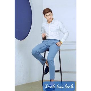 Quần tây âu nam TUTO5 Menswear ống đứng đẹp cotton Hàn Quốc dày dặn, co giãn tốt, ống côn trẻ trung màu be, đen QDT02