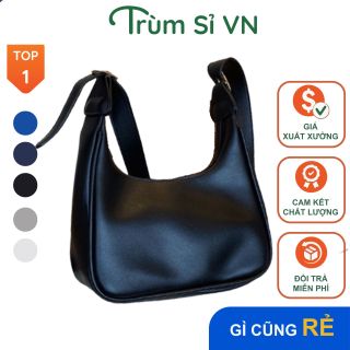 TÚI XÁCH NỮ CAO CẤP DÁNG THUYỀN TRƠN CLASSIC DÂY ĐEO BẢN TO AS22110 - TRÙM SỈ VN giá sỉ