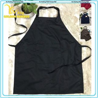 Tạp dề yếm trơn cao cấp mẫu đẹp dành cho Nam và Nữ phục vụ