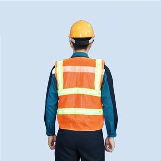 Áo Lưới Công Nhân Phản Quang 3M 3 Dây Kéo Đủ Màu Sắc, Áo Bảo Hộ Lao Động An Toàn Khi Tham Gia Giao Thông