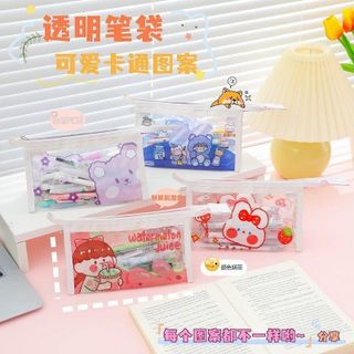TÚI TAM GIÁC TRONG SUỐT ĐỰNG BÚT MỸ PHẨM