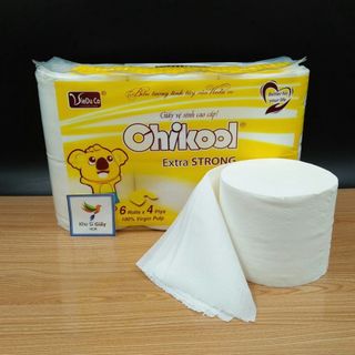 Combo 6 cuộn giấy vệ sinh Chikool không lõi Extra Strong giá sỉ