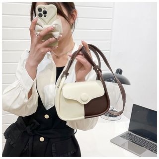 TÚI XÁCH NỮ ĐEO CHÉO ĐEO VAI CAO CẤP DA PHỐI 2 MÀU AS22263 - TRÙM SỈ VN