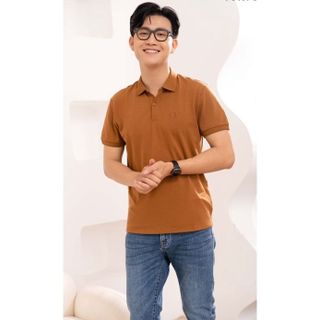Áo thun Polo nam TUTO5 Menswear có cổ ngắn tay Regular fit chất vải cá sấu cotton đẹp cao cấp trắng ATP01