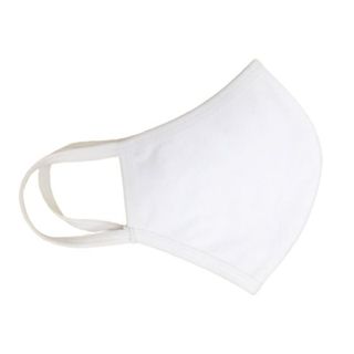 Khẩu Trang Vải Thun TUTO5 Menswear Cotton Dệt Kim 2 Lớp Kháng Khuẩn, Khử Mùi, Tái Sử Dụng Công Nghệ Nhật Bản Trắng/ Đen
