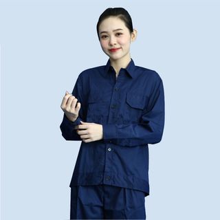 Quần áo bảo hộ lao động Golden Bamboo chất vải kaki đồng phục cơ khí nam chất vải KAKI TC không xù lông và phai màu