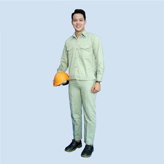 Quần áo bảo hộ lao động Golden Bamboo chất vải kaki đồng phục cơ khí nam chất vải KAKI TC không xù lông và phai màu