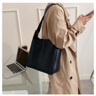 TÚI XÁCH NỮ CAO CẤP TOTE DA TRƠN PU DÂY ĐEO BẢN TO - TRÙM SỈ VN