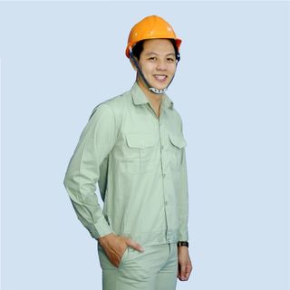Quần áo bảo hộ lao động Golden Bamboo chất vải kaki đồng phục cơ khí nam chất vải KAKI TC không xù lông và phai màu