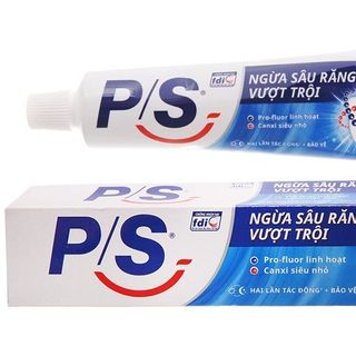 [TẶNG hộp nhỏ 30G] Kem Đánh Răng P/S Ngừa Sâu Răng Vượt Trội 180G| Huyhang