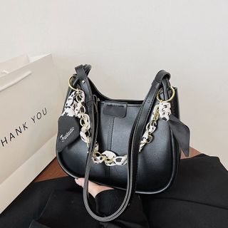TÚI XÁCH NỮ 2 DÂY ĐEO DA VÀ KIM LOẠI CAO CẤP KÈM KHĂN LỤA AS22272 - TRÙM SỈ VN