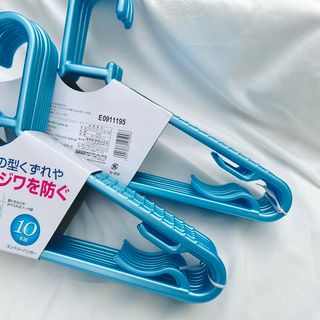 [Hàng Nhật Bản] Set 10 móc phơi quần áo TOWA Nhật Bản, chất bằng nhựa cao cấp