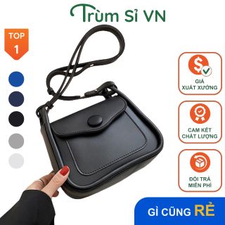 TÚI XÁCH NỮ ĐEO CHÉO CỔ ĐIỂN NÚT TRÒN KHÓA NAM CHÂM AS22255 - TRÙM SỈ VN giá sỉ