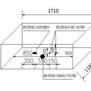 Bồn Tắm Nằm Đơn Massage Acrylic Govern K-1112 Chữ Nhật Góc